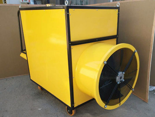 Indirecte kippenhuisverwarming, vliegtuigmotorverwarming met filter systeem