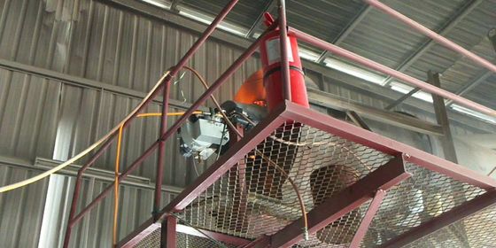 Zanddroger KV30 210 - 270Kw Afvalbrandstofbrander Vuile brandstofbrander met gebruikmaking van recyclebanden