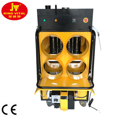 100L Olie Tank Op Top 4 Warm Air Outlet Draagbare afval olie verwarmer voor kip