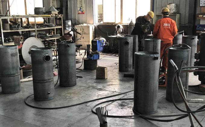 Dubbele warmwater / afvaloliebrander voor klein hotel met koolstofstaal voering 1