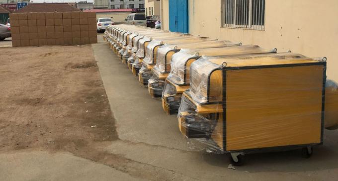 KV 5000 2 duct afvalolieverwarmer, 300 kg kippenbroeder huis voor pluimvee 0