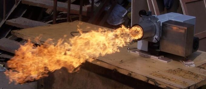 0.5 T boiler brandstof olie brander, motor afval olie brander 15-21 liter / uur 0