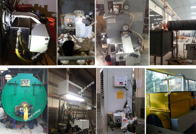 CE-standaard Olieverbrander voor plantaardige afvalstoffen Sifon Messing voor luchtverwarming / reactor 0