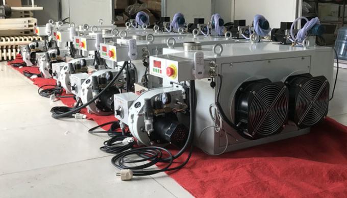 Verwarmer voor motorolieafval van 60 Hz, 90 mm schoorsteendiameter, met een olietank van 54 l 0