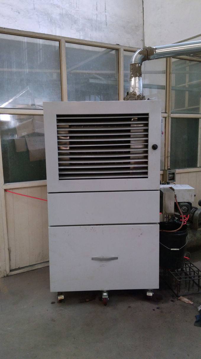 Eco-vriendelijke kookolieverwarmer 12000 M3 / h luchtuitgang met 0,6 Kw ventilatormotor 0