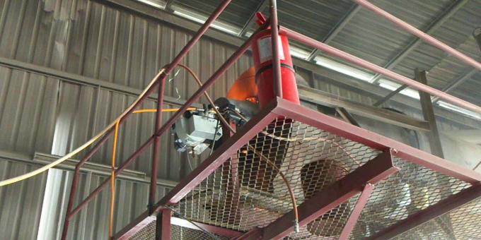250 kW verontreinigde motorfuitoliebrander plantaardige olie 0